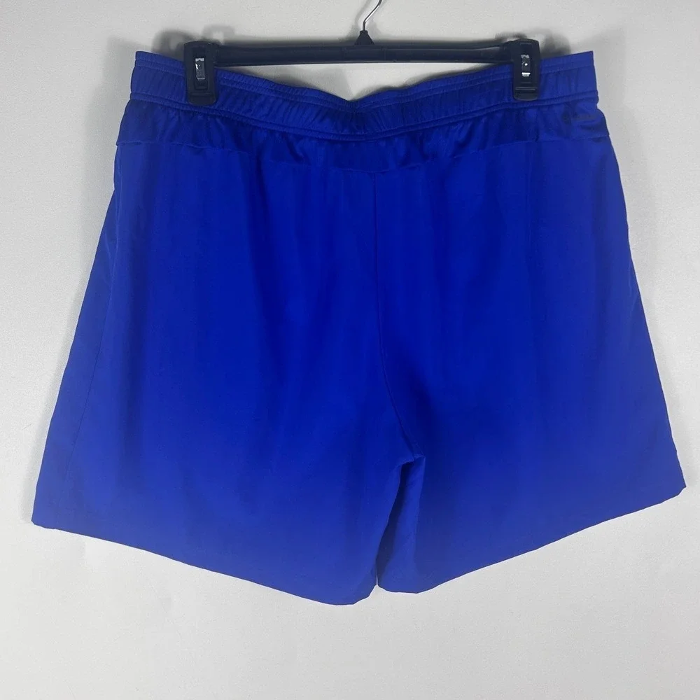 Adidas Mens‎ TR-ES WV SHO Lucid Blue Athletic Training Shorts 2XL 7 Inch IC6979